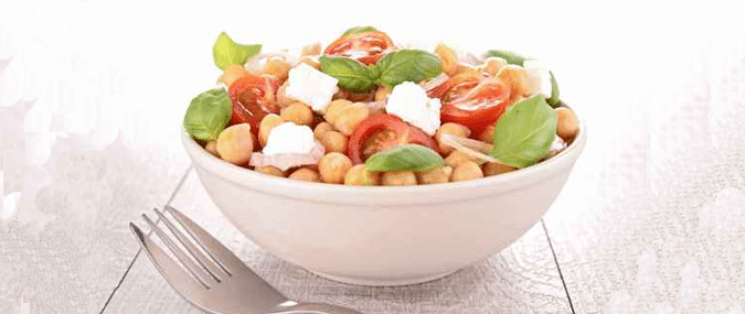 ensaladas con legumbres