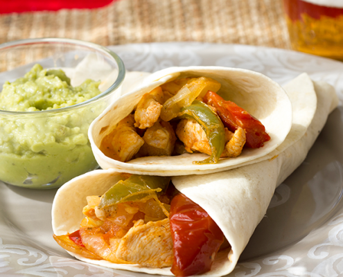 fajitas de pollo mexicanas