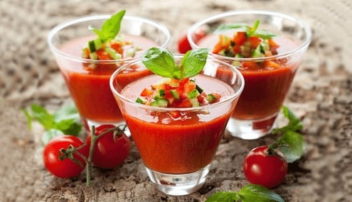 gazpacho de cerezas