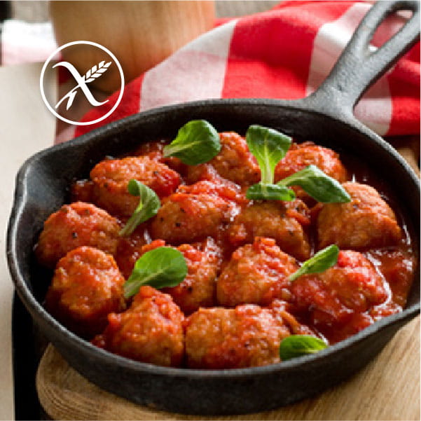 receta albóndigas con salsa de tomate sin gluten