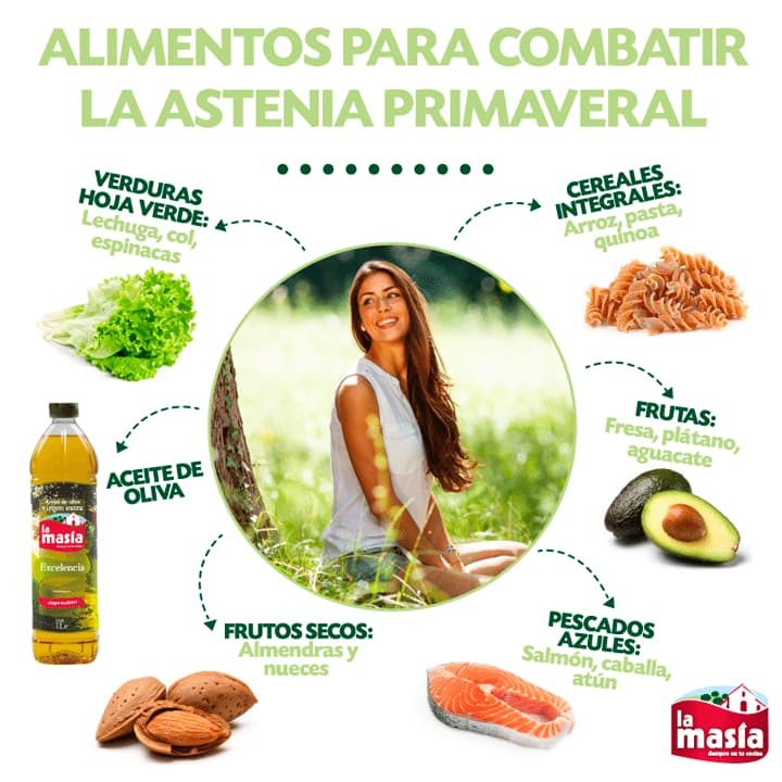 alimentos para combatir la astenia primaveral