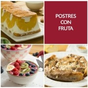 Postres con fruta