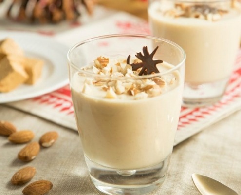 mousse de turrón