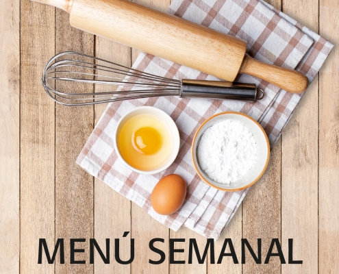 Menú semanal del 7 al 11 de sept.