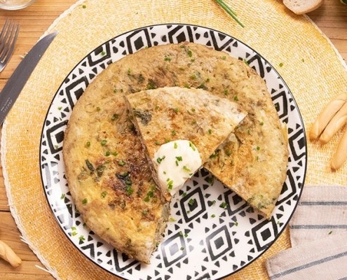 Tortilla de lechuga