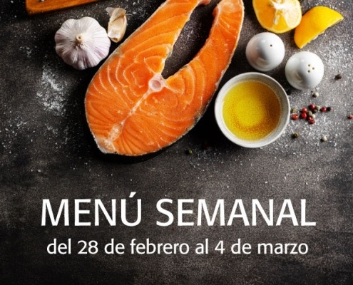 Menú semanal del 28 al 4 de marzo