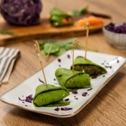 Samosas de espinacas con salmón ahumado Samosas de espinacas con salmón ahumado