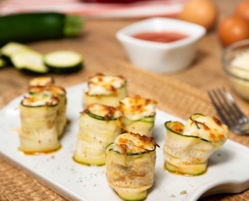 Receta casera de Rollitos de calabacín y atún