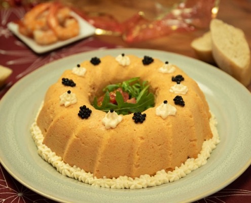 Pastel de langostinos