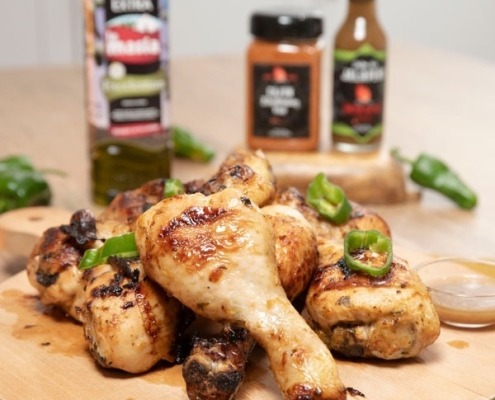 Receta casera de Muslos de pollo estilo Jalapeño