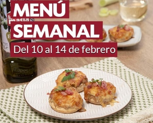 Menú semanal del 10 al 14 de febrero