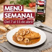 Menú semanal del 7 al 11 de abril