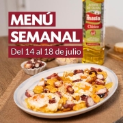 Menú semanal del 14 al 18 de julio